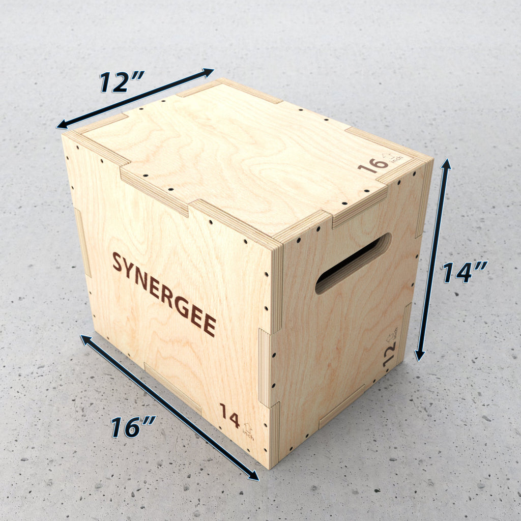 Synergee 3-in-1 Wood Plyo Boxes