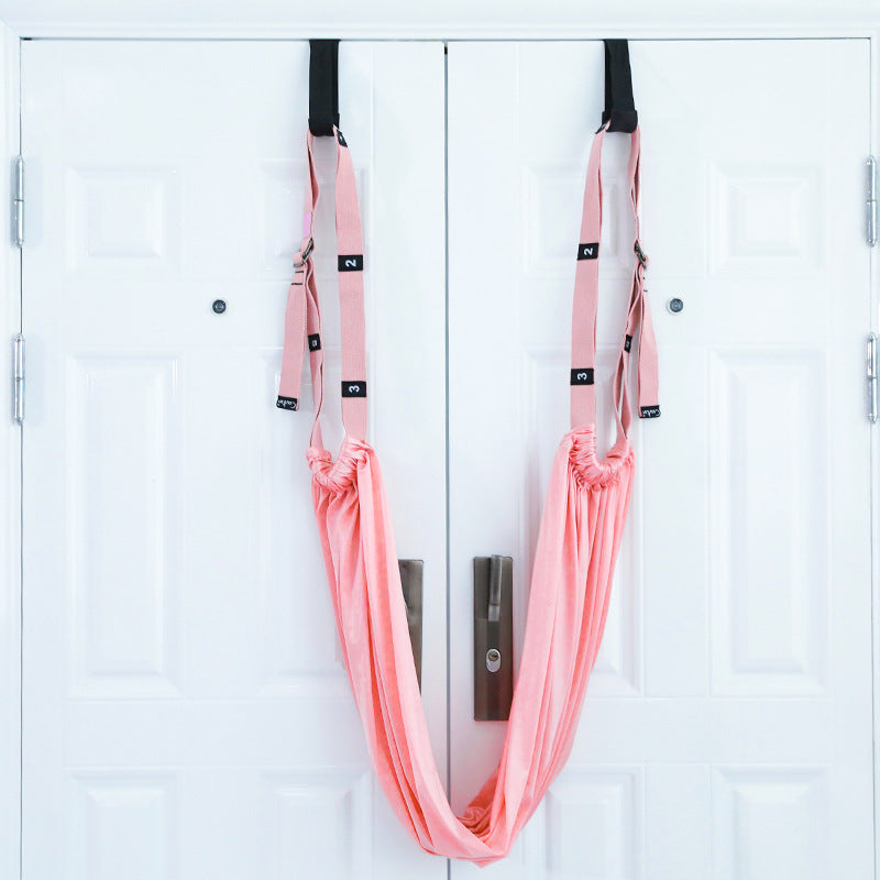 Door-Mounted Yoga Stretch Strap & Swing — Hip, Back & Shoulder Flexibility