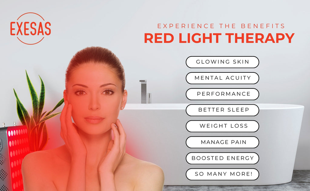 EXESAS 400W Red Light Therapy Panel — Full Body 660nm & 850nm