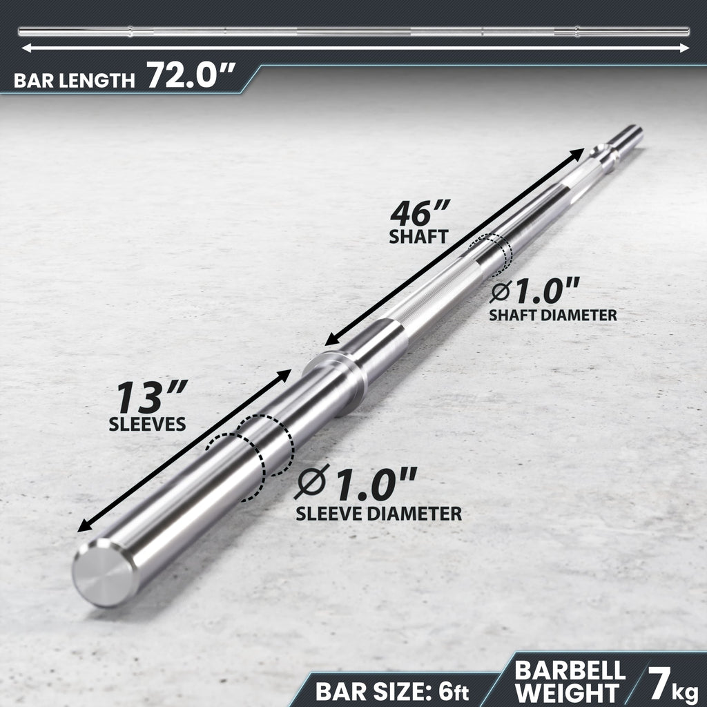 Synergee 1" Barbell