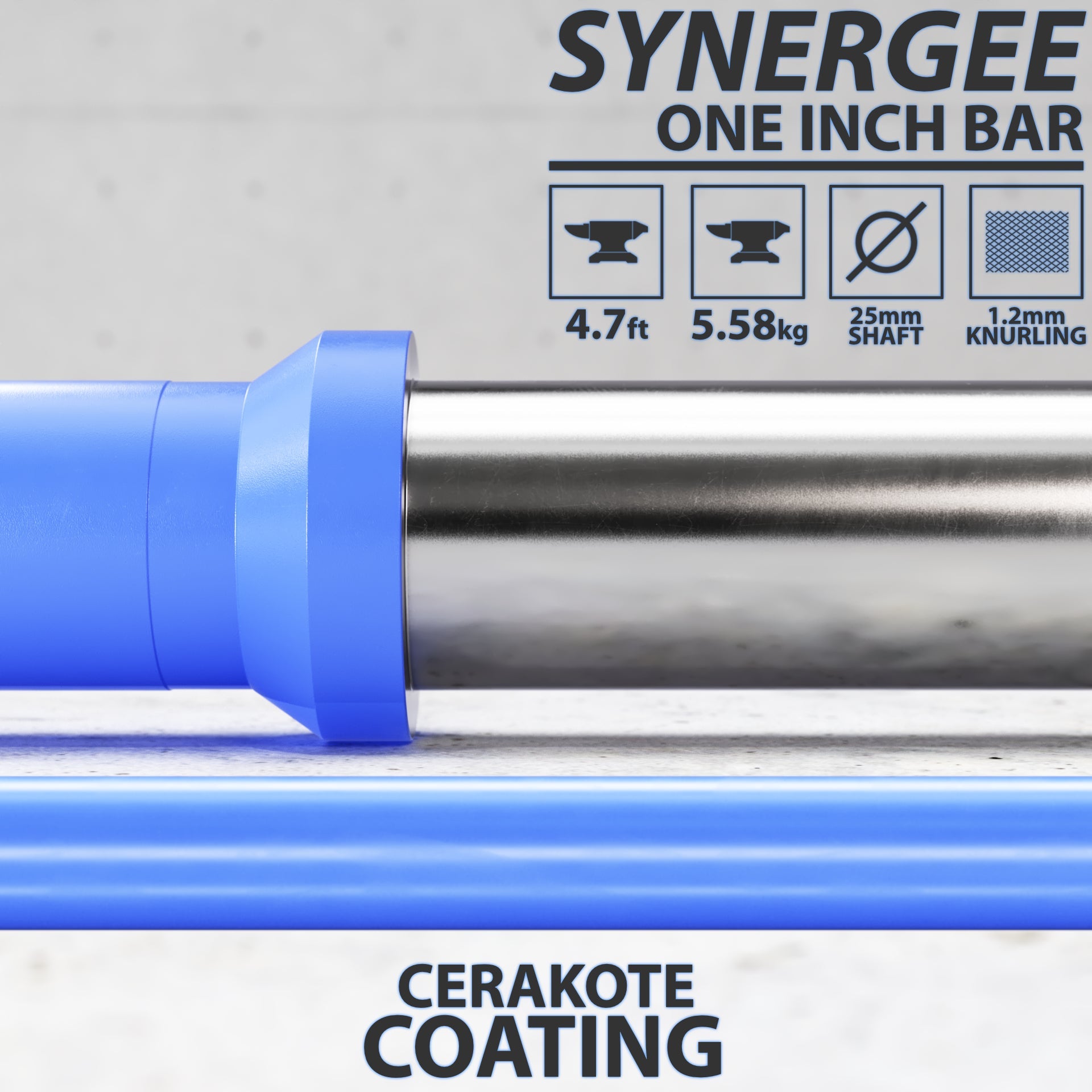Synergee 1" Barbell