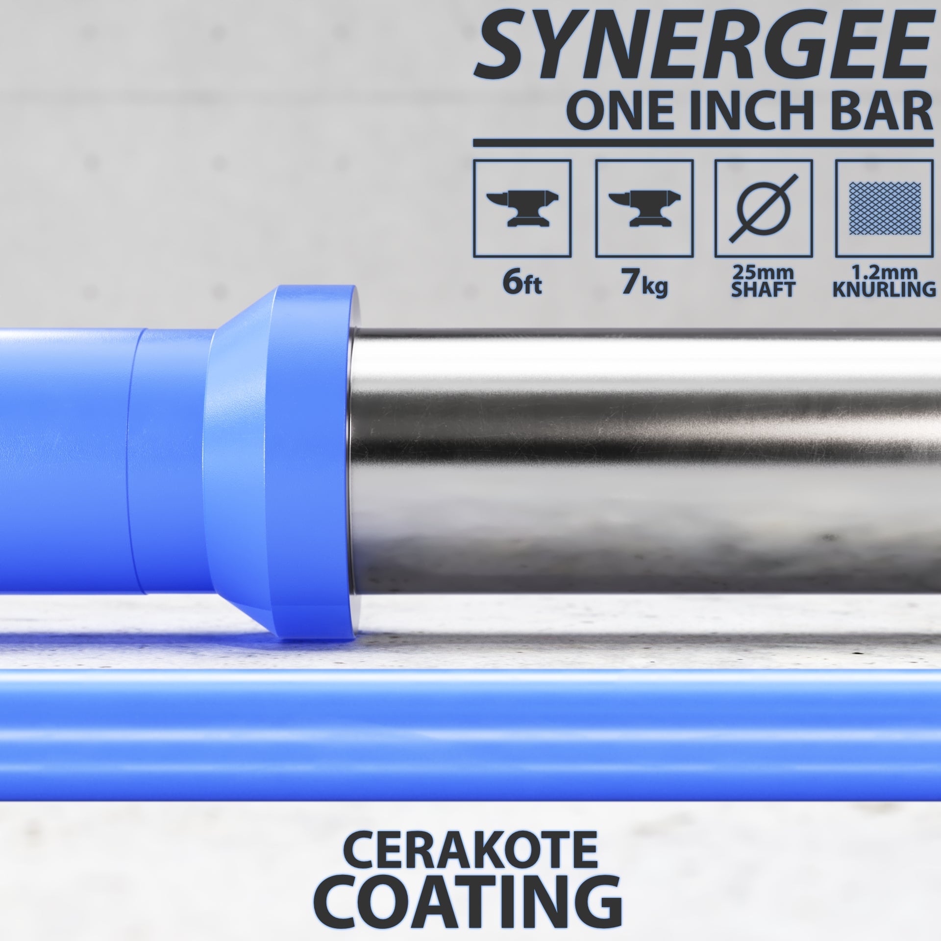 Synergee 1" Barbell