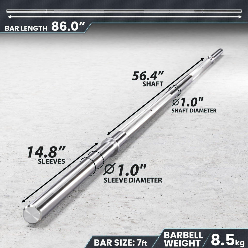 Synergee 1" Barbell