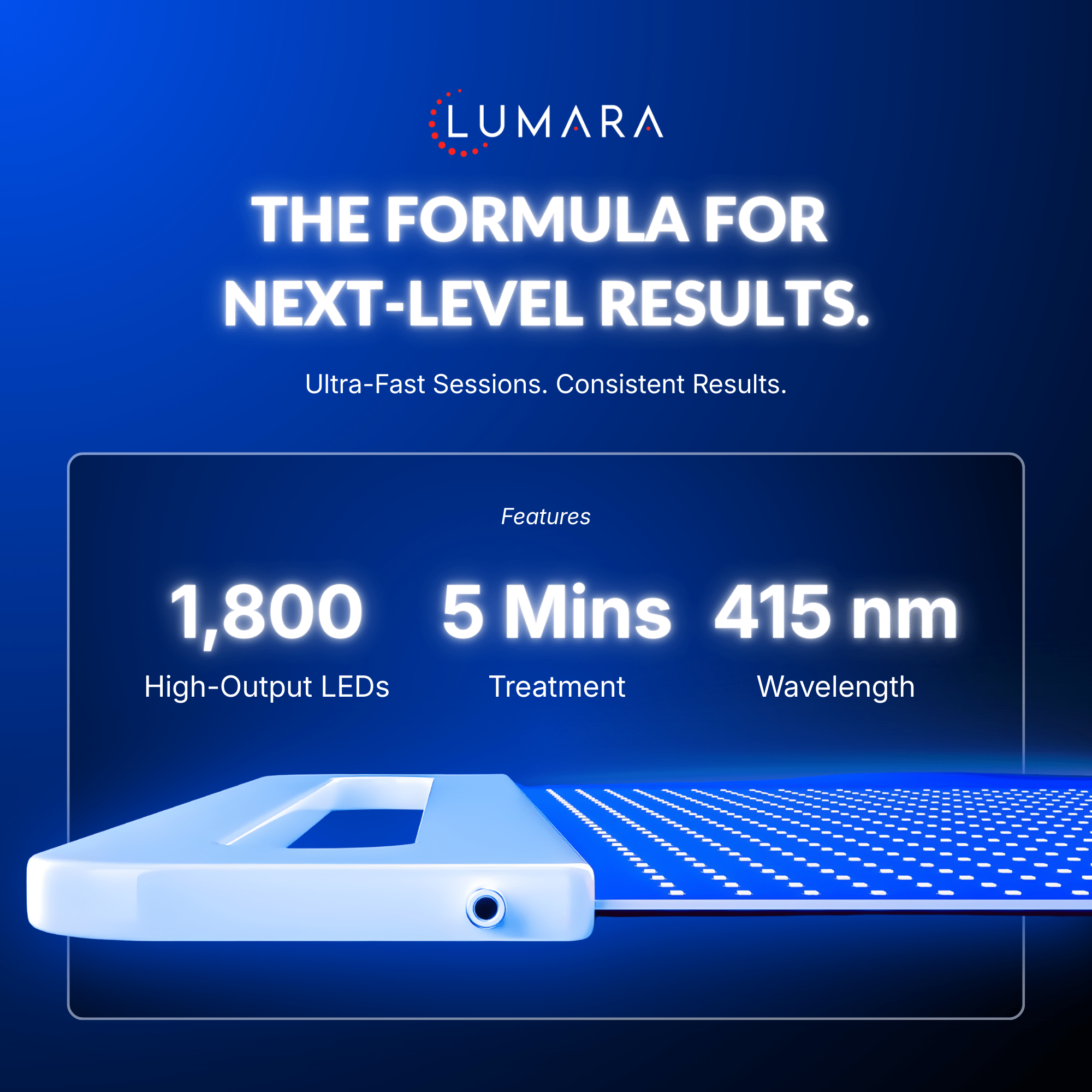 Illuminate Blue V1 redefines your recovery experience with its sleek, water-resistant design and innovative 415 nanometer wavelength technology. Hand-assembled in California, this premium blue light therapy panel offers a transformative session in just five minutes, ensuring your cells are fully replenished and ready to perform. Embrace the foundation of optimal performance and elevate your wellness journey with Illuminate Blue, where every moment counts in the pursuit of excellence.