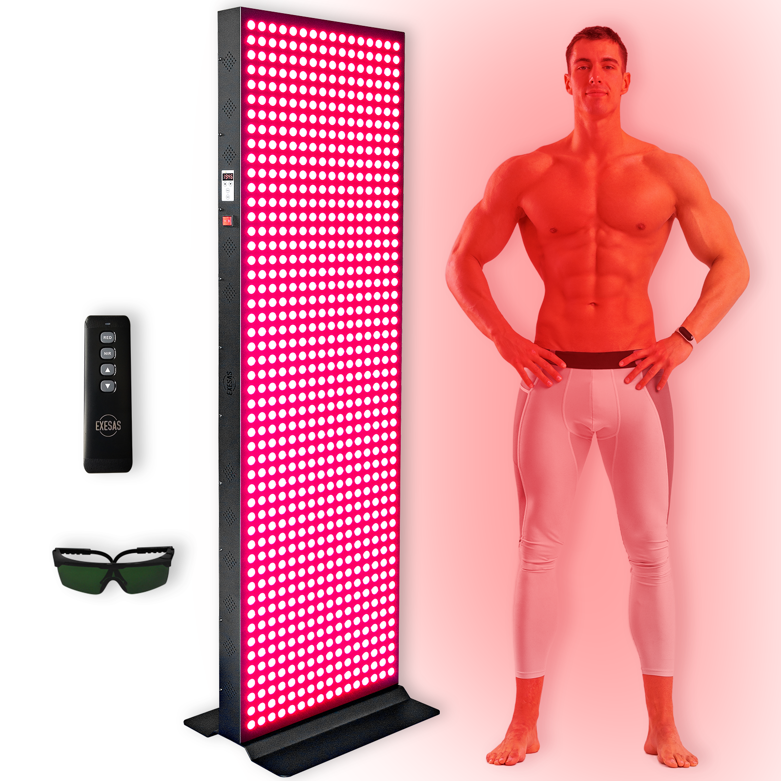 EXESAS 800 LED, 4000W Dual-Chip Red Light Therapy Device - EXESAS THERAPY