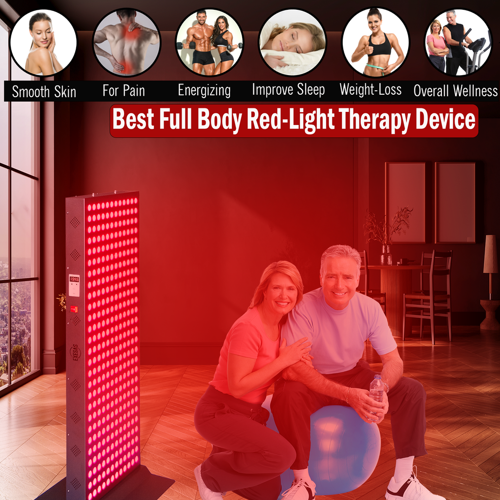 EXESAS 1620W Red Light Therapy Panel — Full Body 4-Wavelength