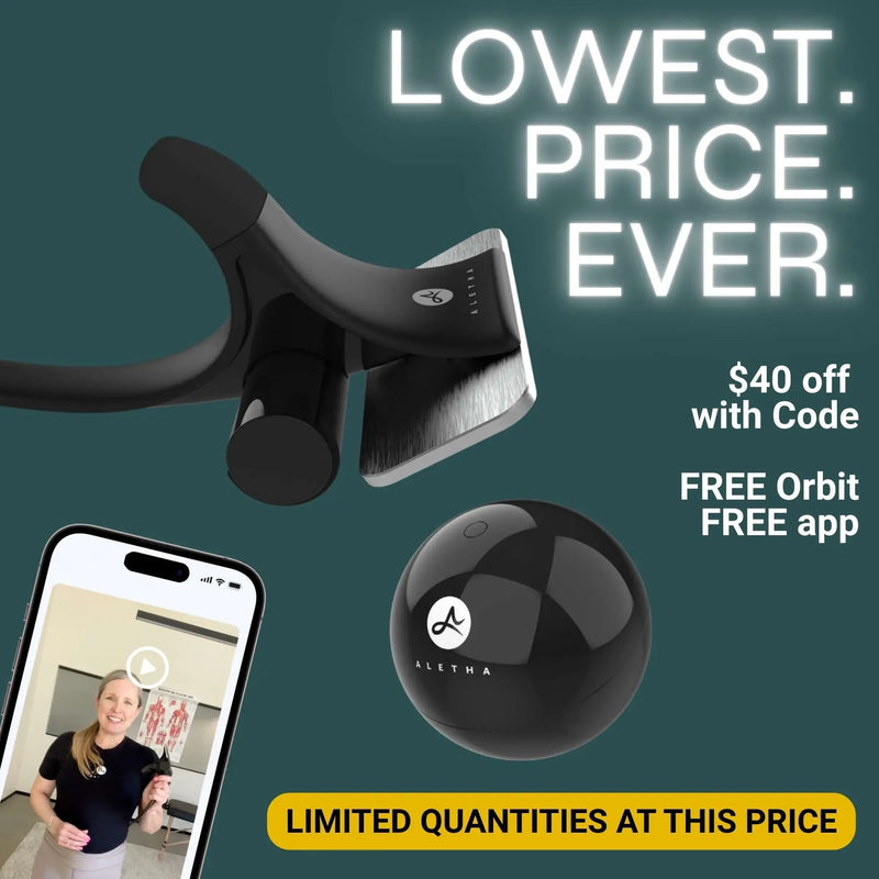 Hip Hook System (+ Orbit & App) - Aletha Health Muscle release tool