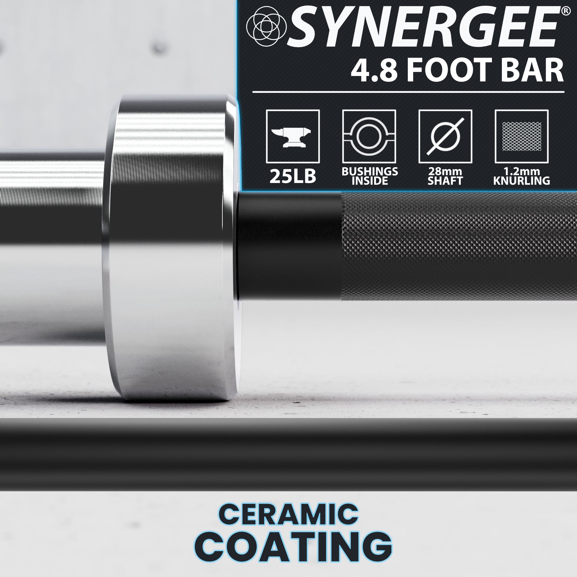 Synergee 20LB & 25LB Barbell