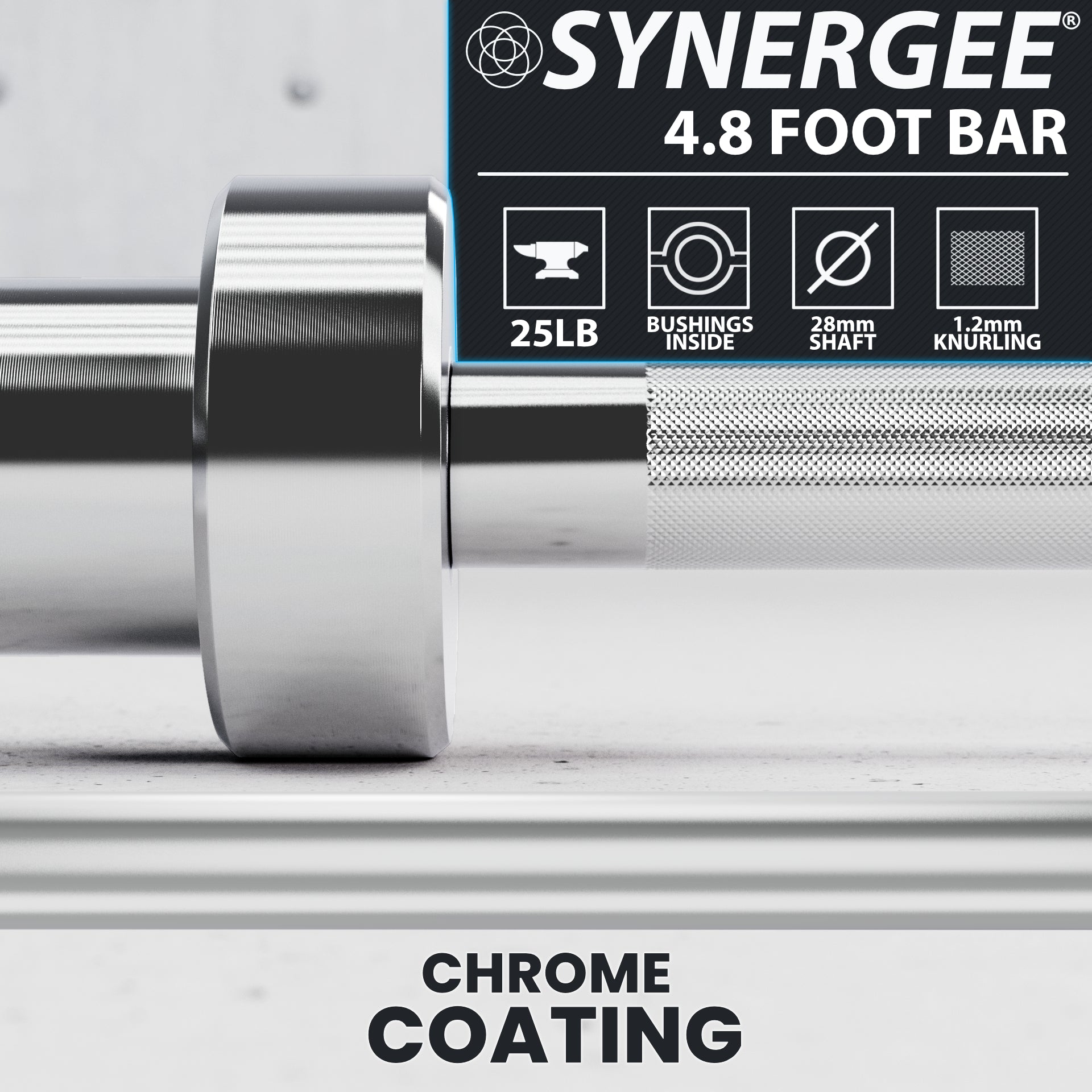 Synergee 20LB & 25LB Barbell