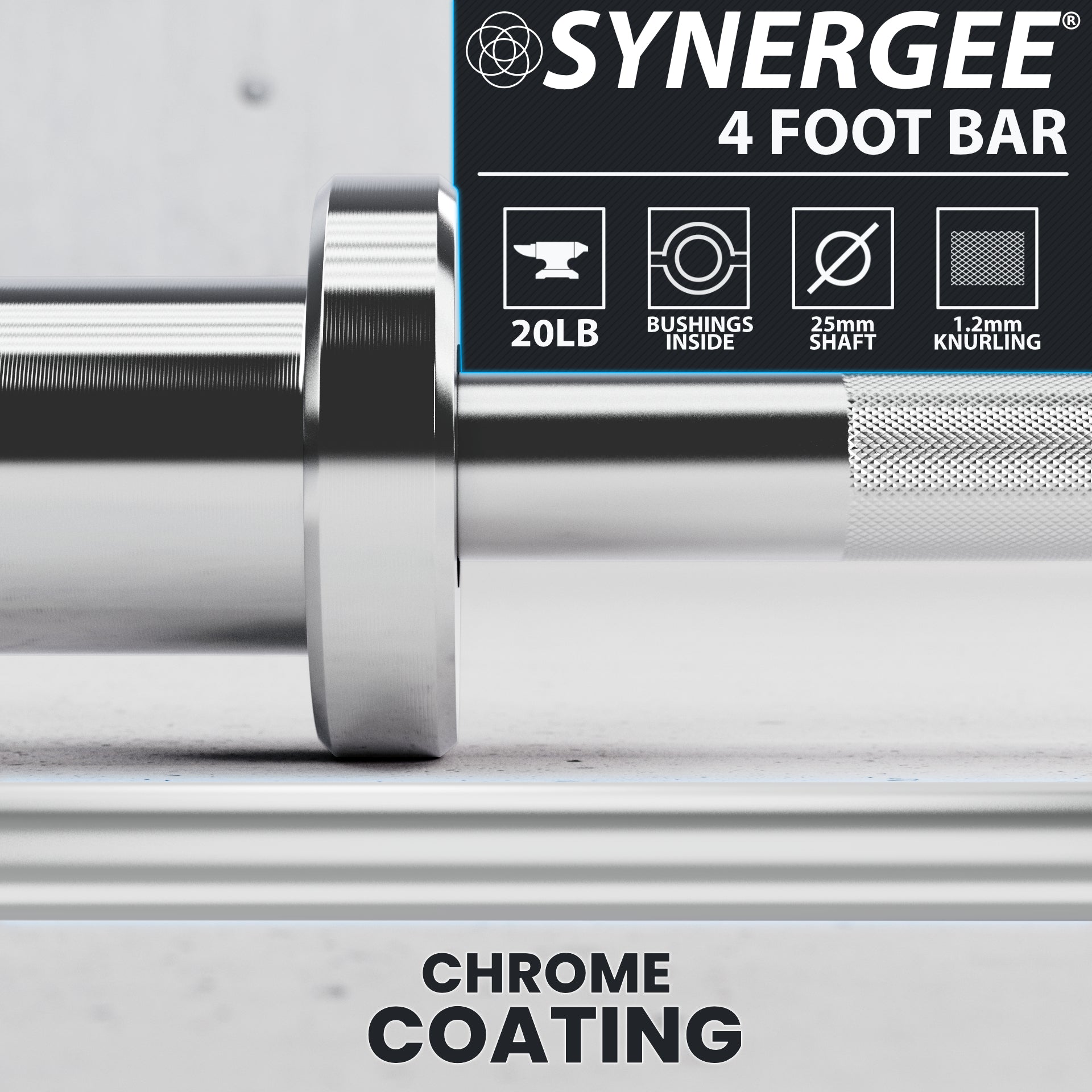 Synergee 20LB & 25LB Barbell