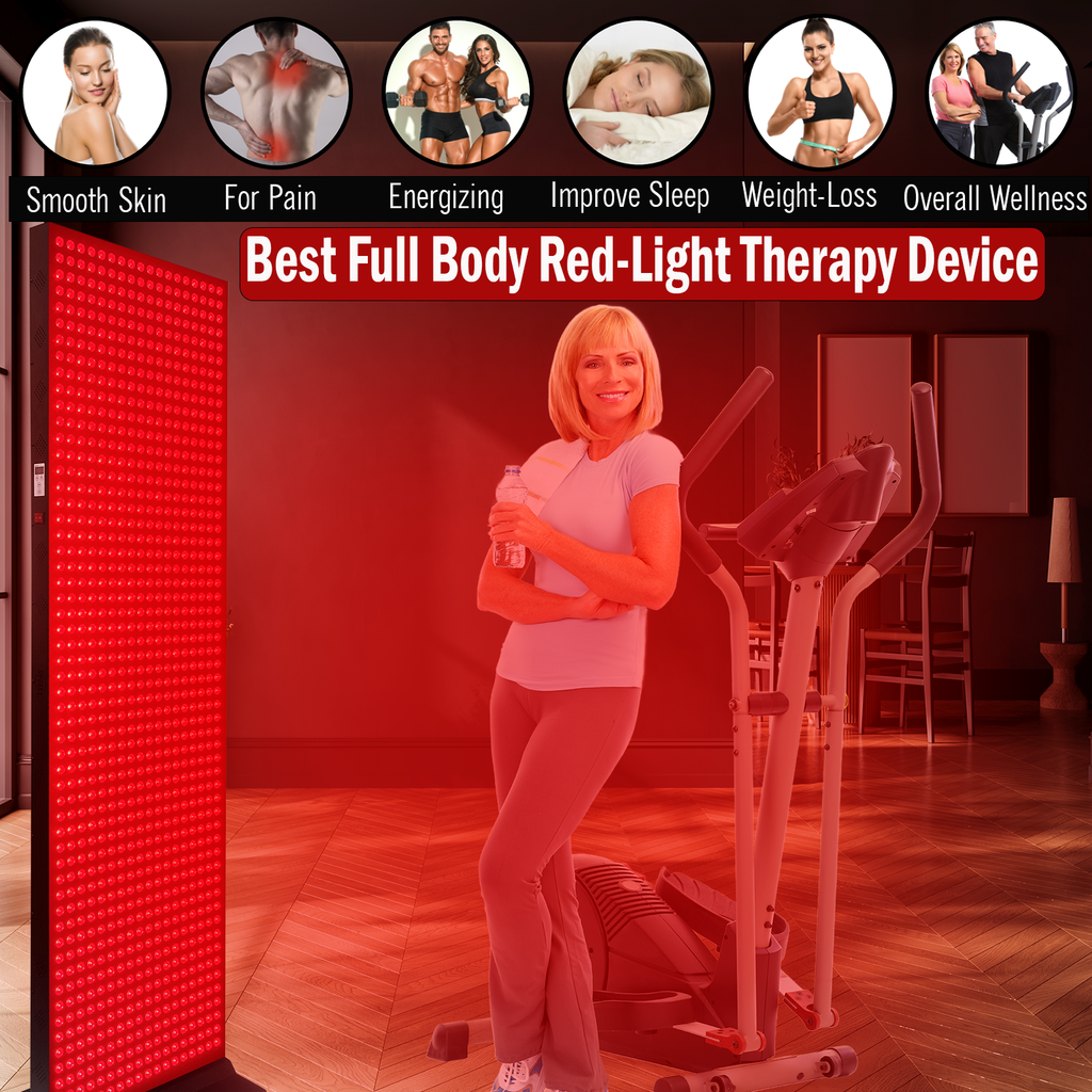EXESAS 5040W Red Light Therapy Panel — Full Body 4-Wavelength