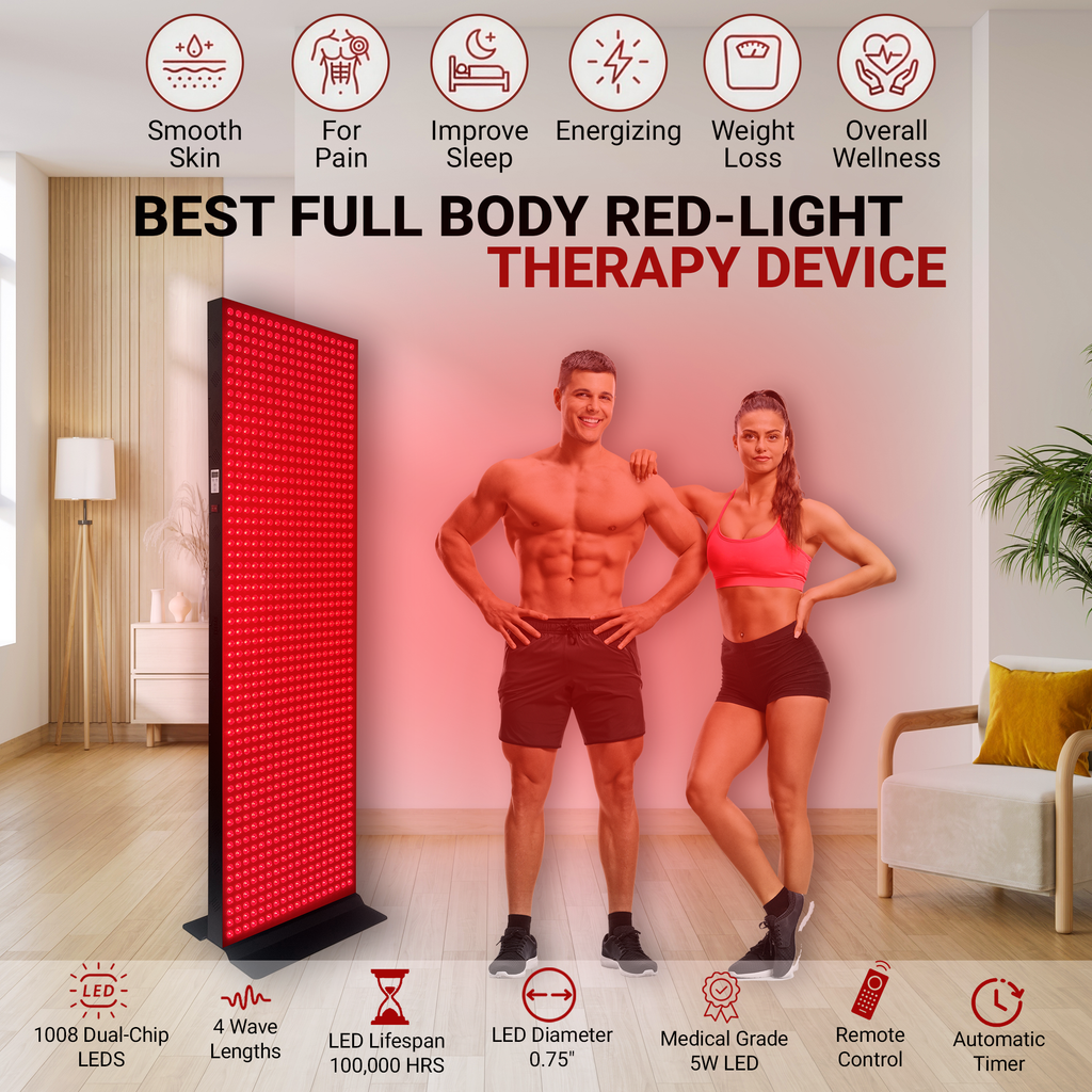 EXESAS 5040W Red Light Therapy Panel — Full Body 4-Wavelength