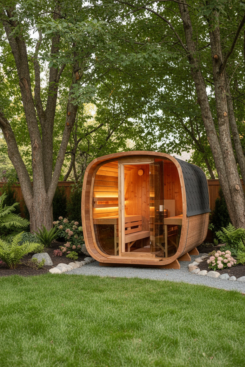 The Ember — 2-4 Person Outdoor Cedar Sauna