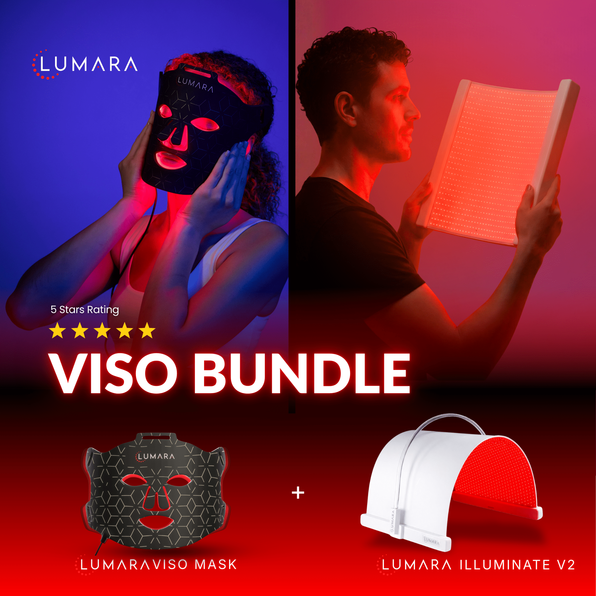 VISO Red Light Therapy Mask | FDA 510(k) Cleared