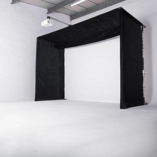 GolfBays Lux Golf Simulator Hitting Enclosure - GolfbaysUSA Golf Hitting Enclosure