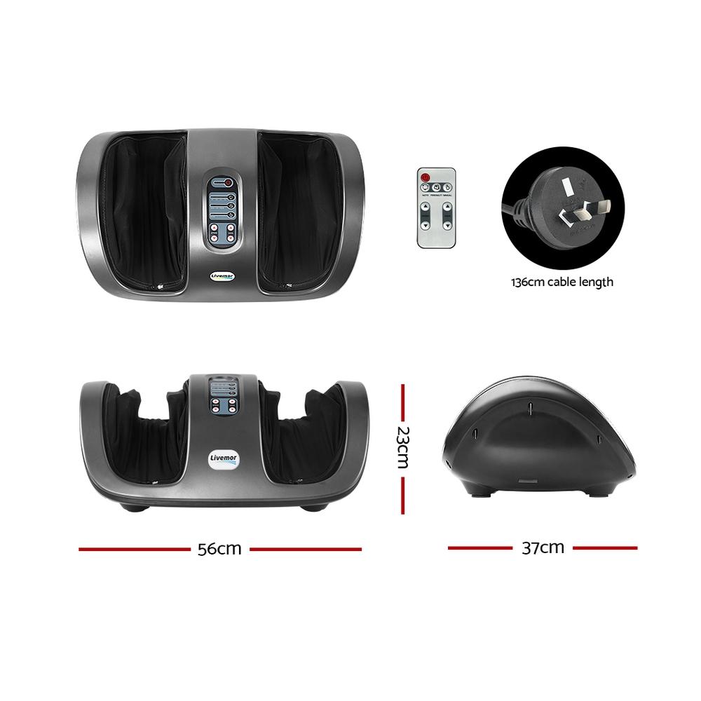 Livemor Foot Massager Shiatsu Massagers Electric Roller Kneading Leg - Ozdingo Home & Garden