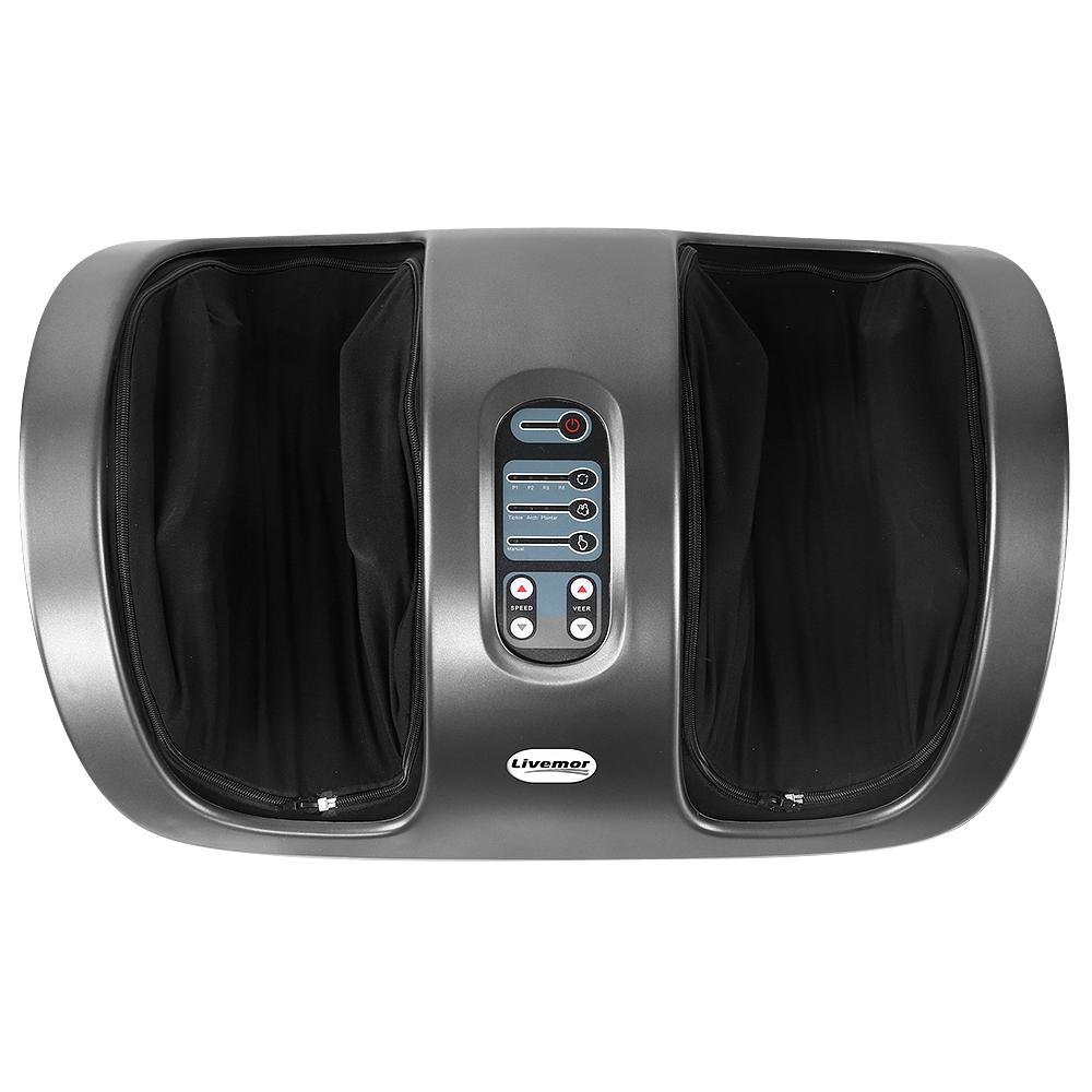Livemor Shiatsu Foot Massager — Kneading, Rolling & Air Compression