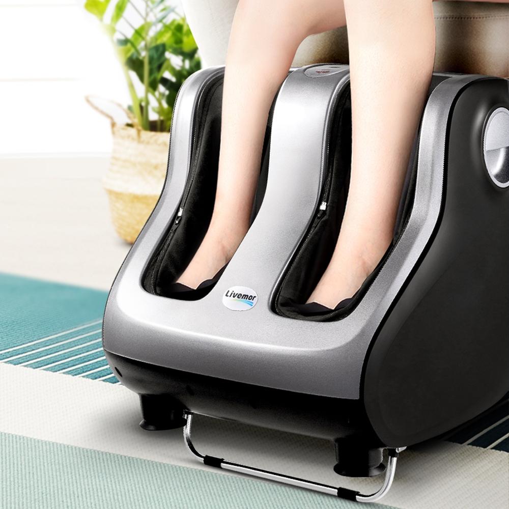Livemor 5-in-1 Shiatsu Leg & Foot Massager — Calf, Ankle & Foot Relief