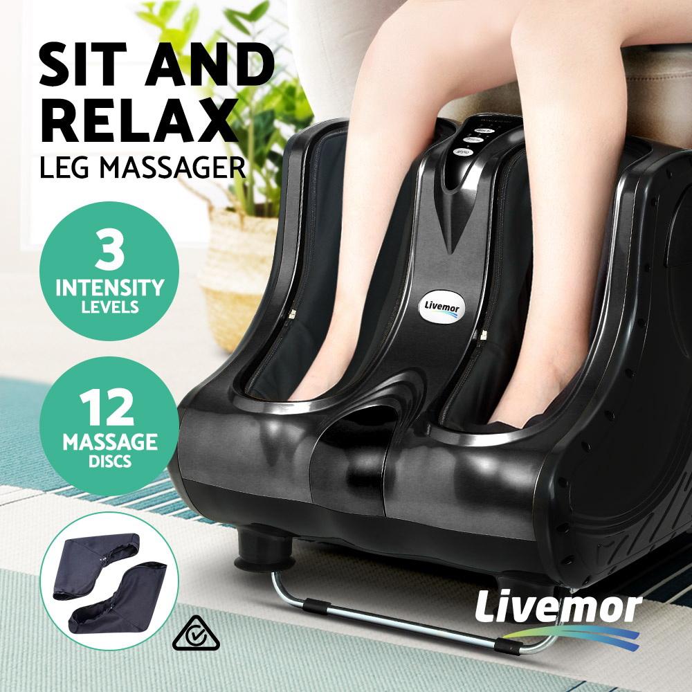 Livemor Shiatsu Foot & Leg Massager — 360° Ankle & Calf Relief