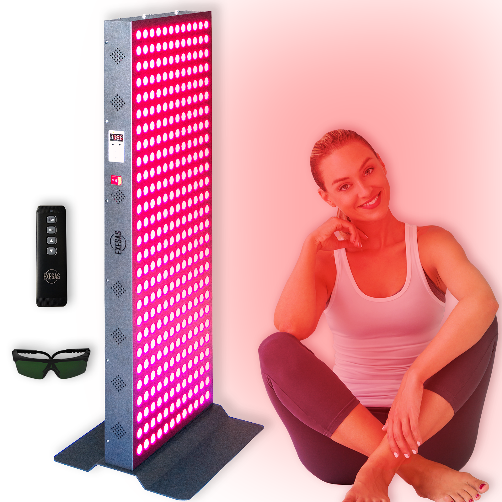 EXESAS 324 LED, 1620W Dual-Chip Red Light Therapy Device - EXESAS THERAPY