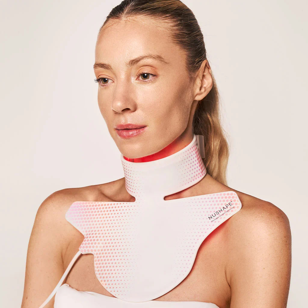 The Nushape Neck Piece, a Revolutionary LED Neck Mask - Nushape LED Treatments