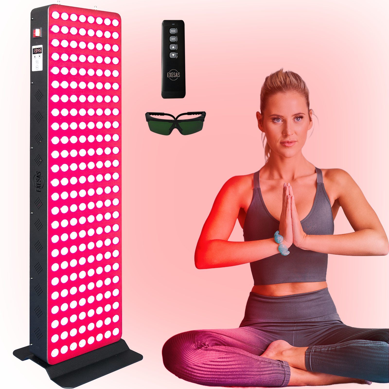 EXESAS 200 LED, 1000W Dual-Chip Red Light Therapy Device - EXESAS THERAPY