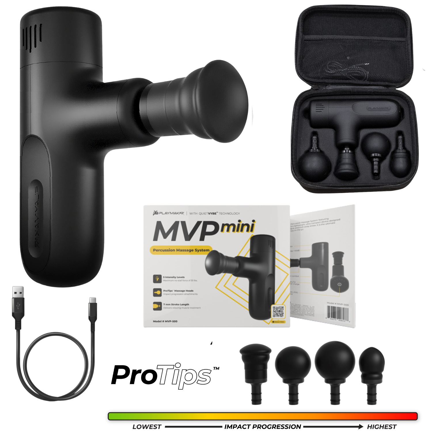 MVPmini Percussion Massage System - PlayMakar Percussion Massage