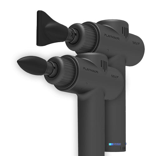 MVP+ Dynamic Duo Massage Head: Edge & Bullet - iReliev Percussion Massager Accessories