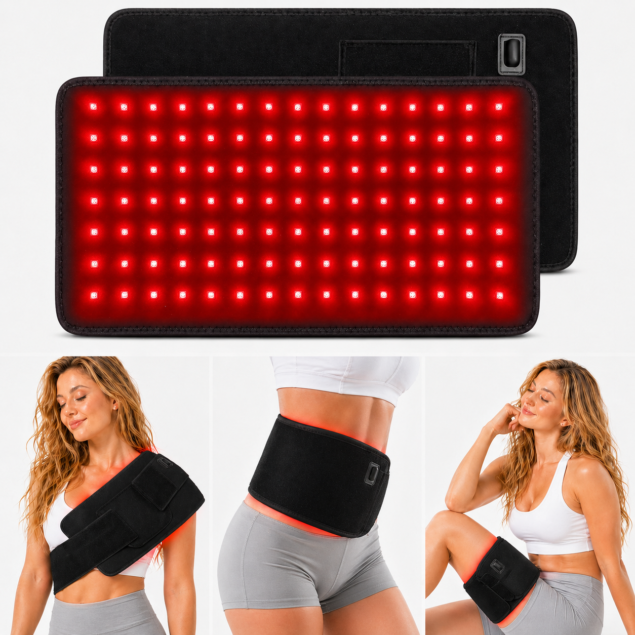 FullGlow Red Light & Near Infrared Universal Wrap - iReliev Red Light Therapy