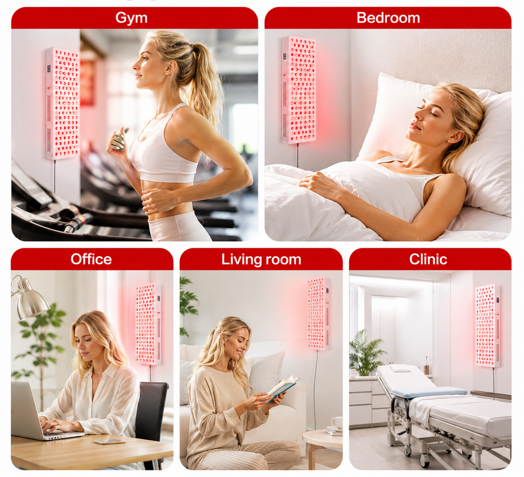Full Body Red Light & Near Infrared Therapy Panel — 1500W, 660nm & 850nm