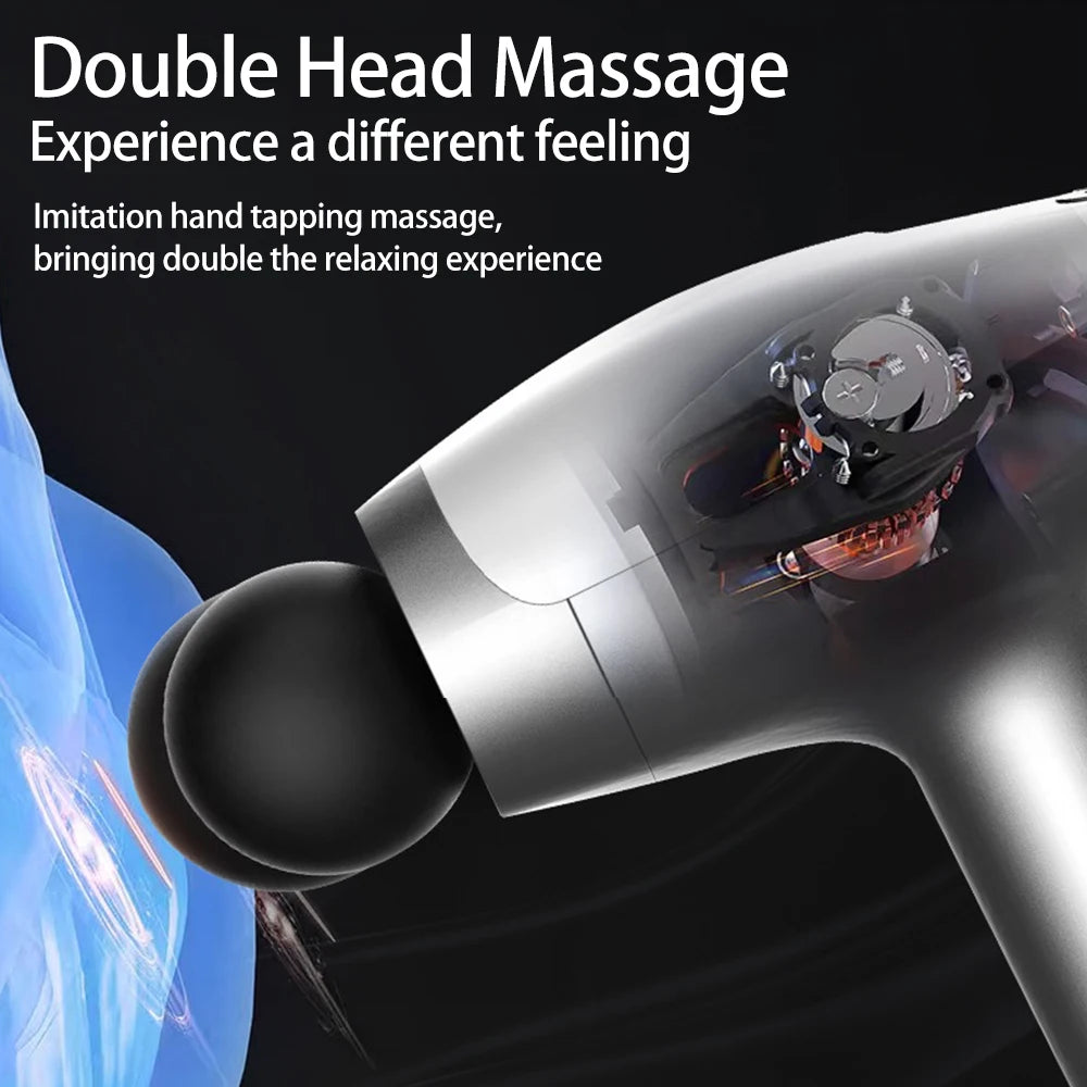Portable Percussion Massage Gun — Deep Muscle Recovery, Handheld