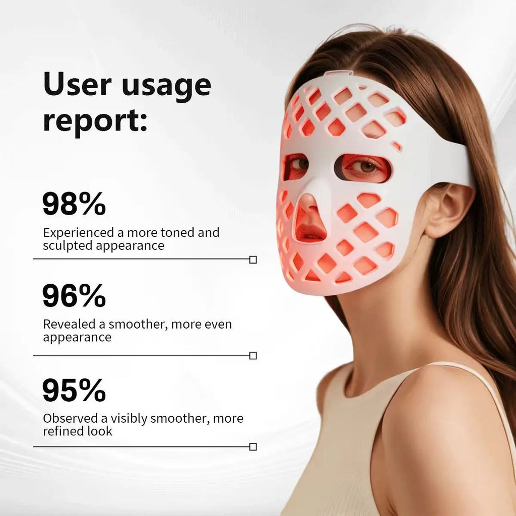 5D LED Face Mask — 8-Color Light Therapy for Anti-Aging & Skin Renewal