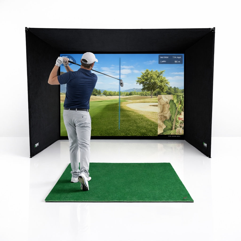 SimBox Golf Simulator Enclosure - 7 sizes available - GolfbaysUSA Golf Enclosure