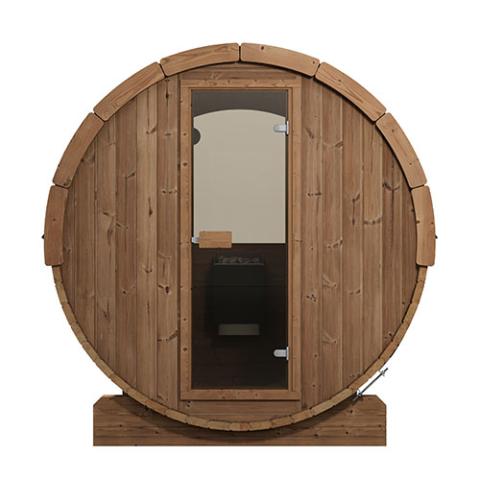 SaunaLife Model E7W barrel sauna