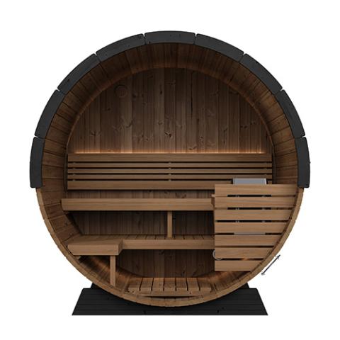 SaunaLife Model EE6G barrel sauna