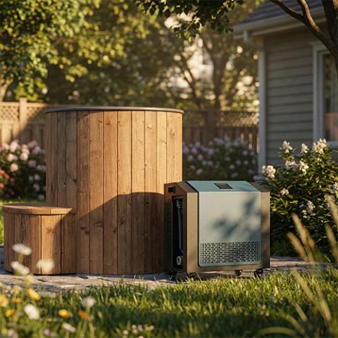 SaunaLife S1NC hot/cold immersion tub