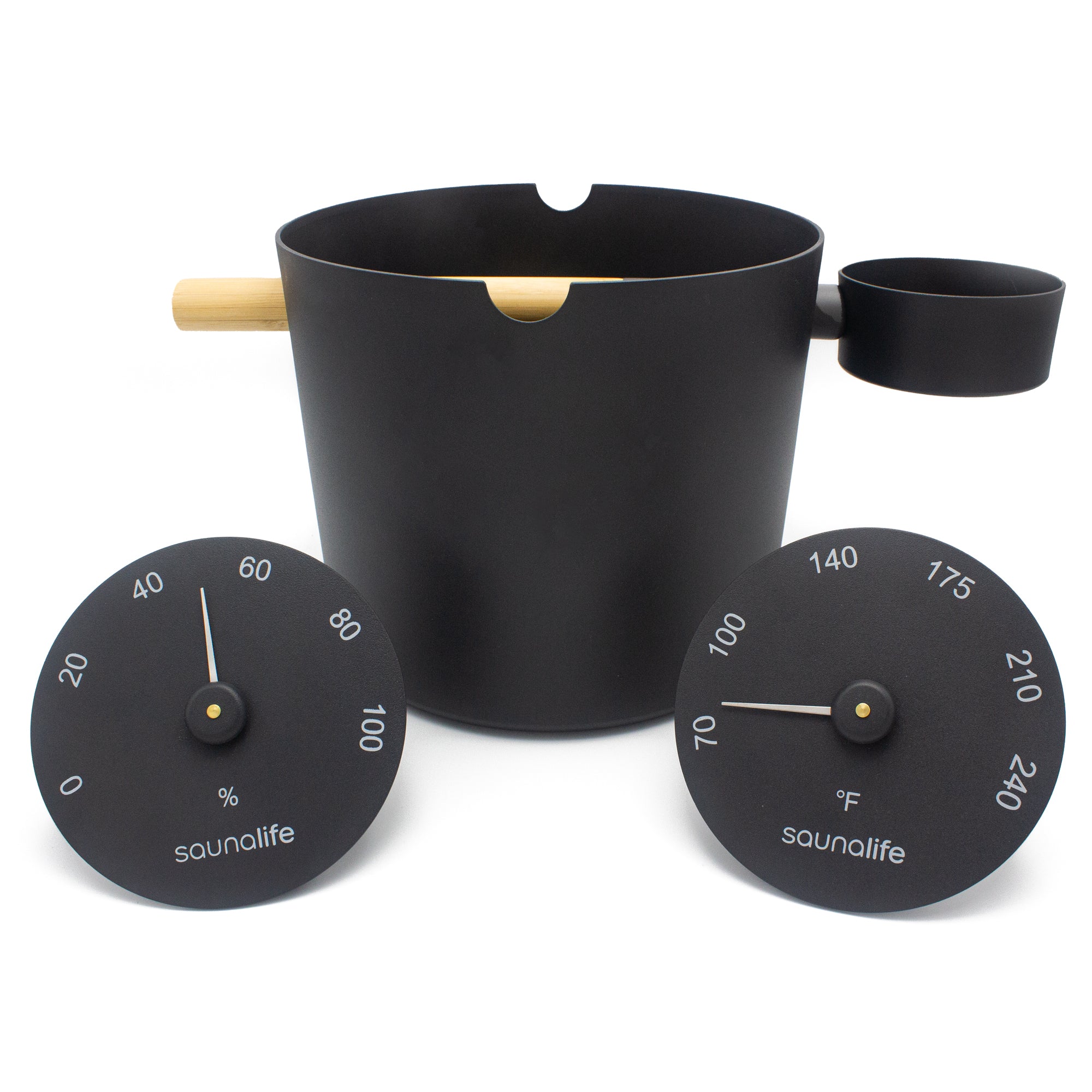 SaunaLife Essentials Set 5 bucket and ladle