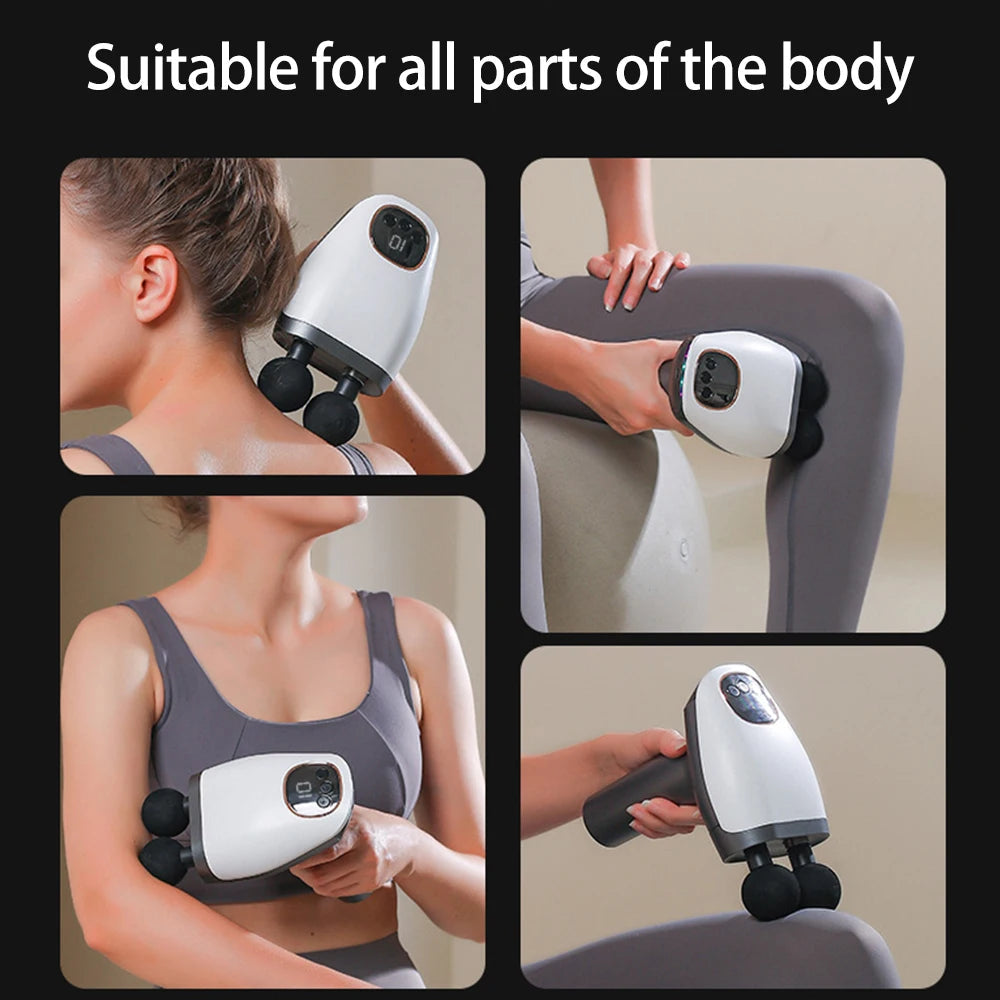 Portable Percussion Massage Gun — Deep Muscle Recovery, Handheld
