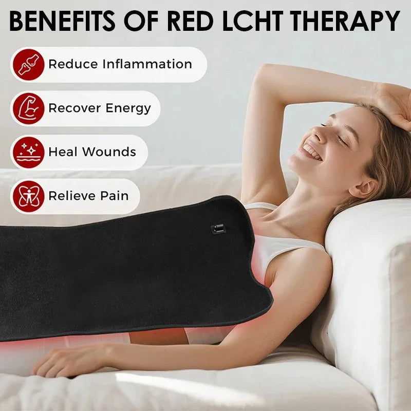 210 LED Red & Infrared Light Therapy Pad — Full Body Face & Body Treatment