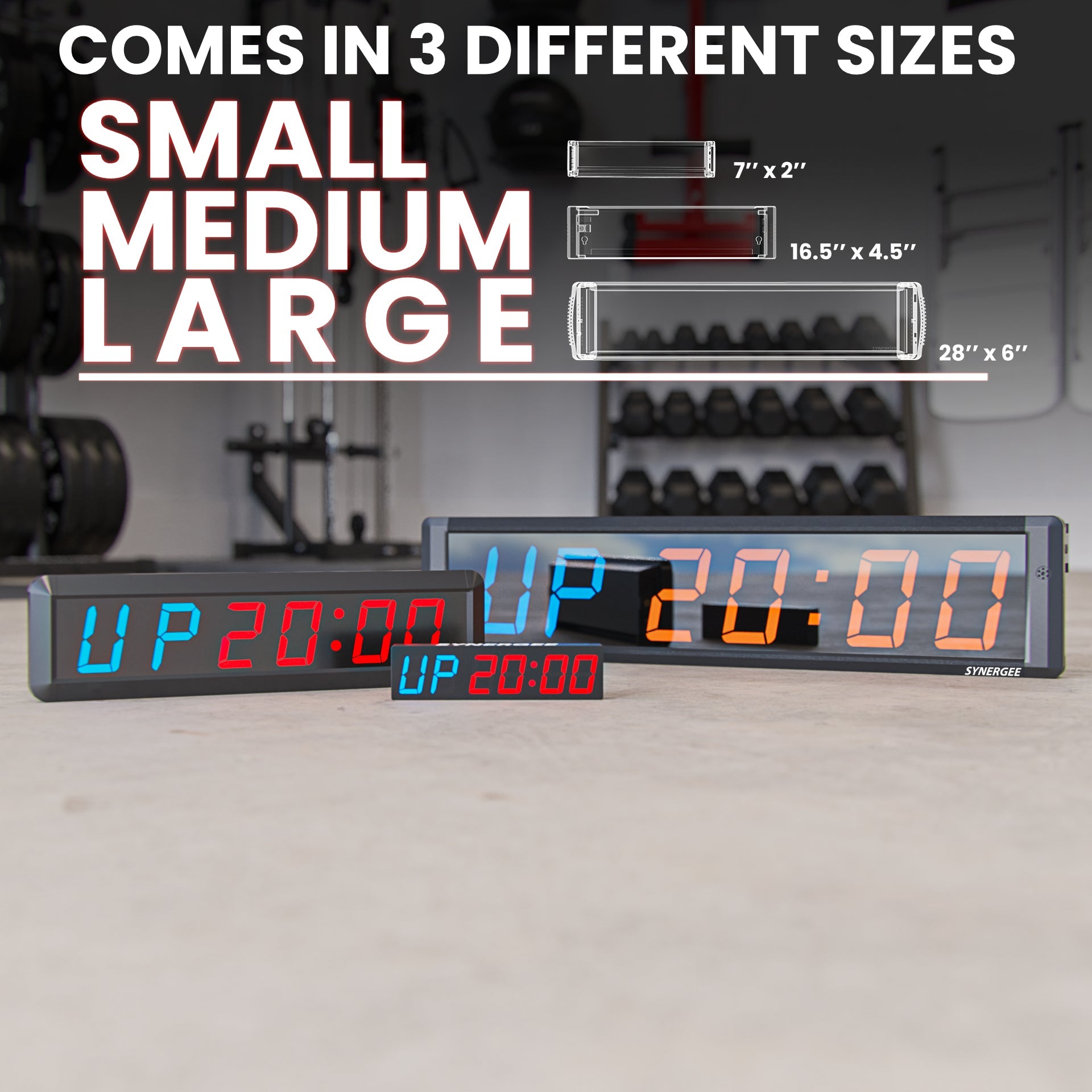 Synergee Programmable Interval Gym Timer