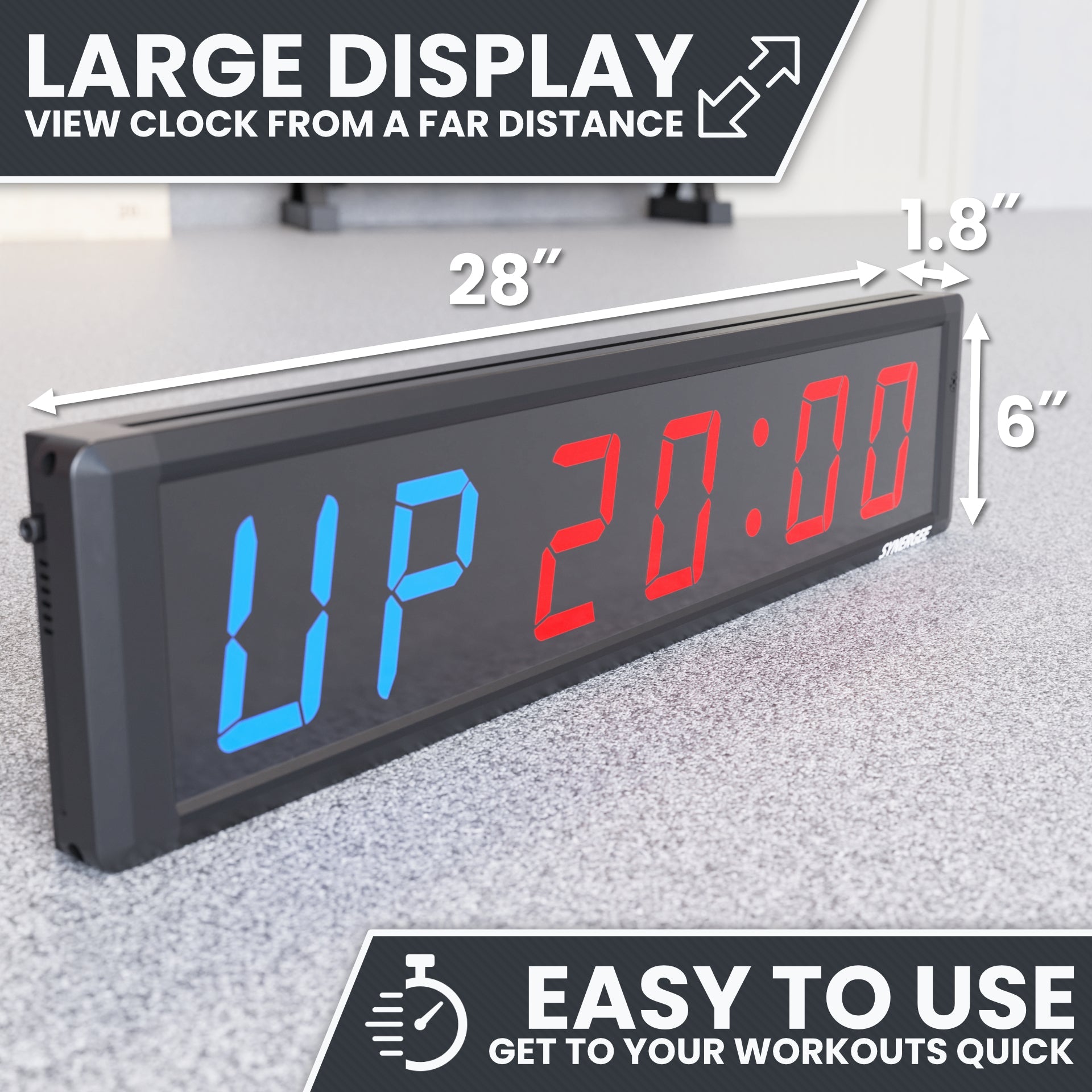 Synergee Programmable Interval Gym Timer