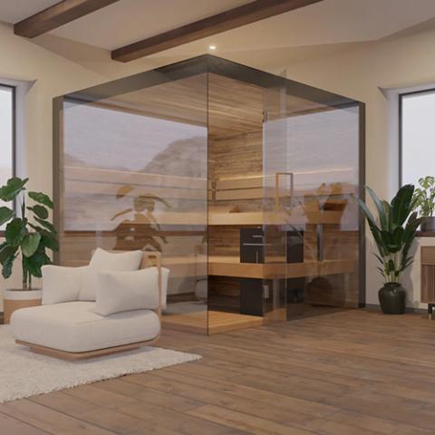 ThermaSol Lumaria indoor sauna cabin