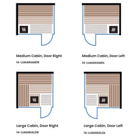 ThermaSol Lumaria floorplan variations