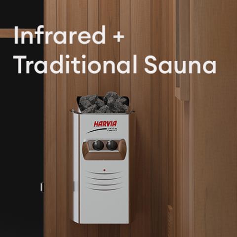 Finnmark Trinity FD-5 XL — Infrared + Steam + Red Light Combination Sauna