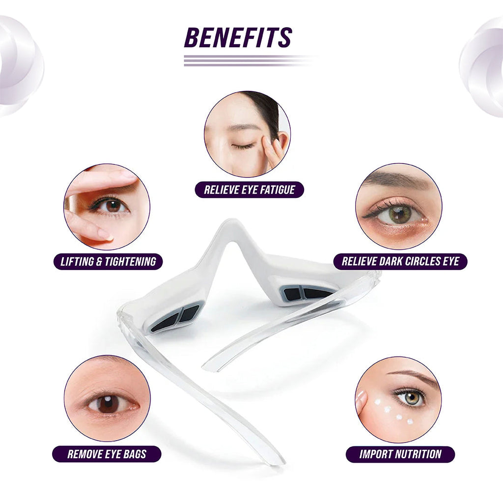 Under-Eye Red Light Therapy Massager — Dark Circles, Puffiness & Fine Lines
