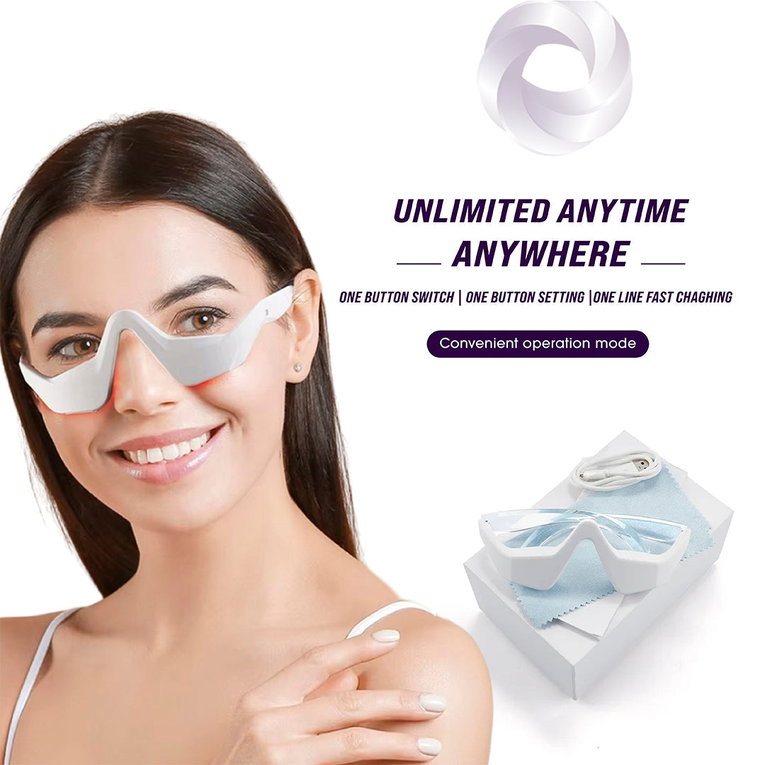 Under-Eye Red Light Therapy Massager — Dark Circles, Puffiness & Fine Lines