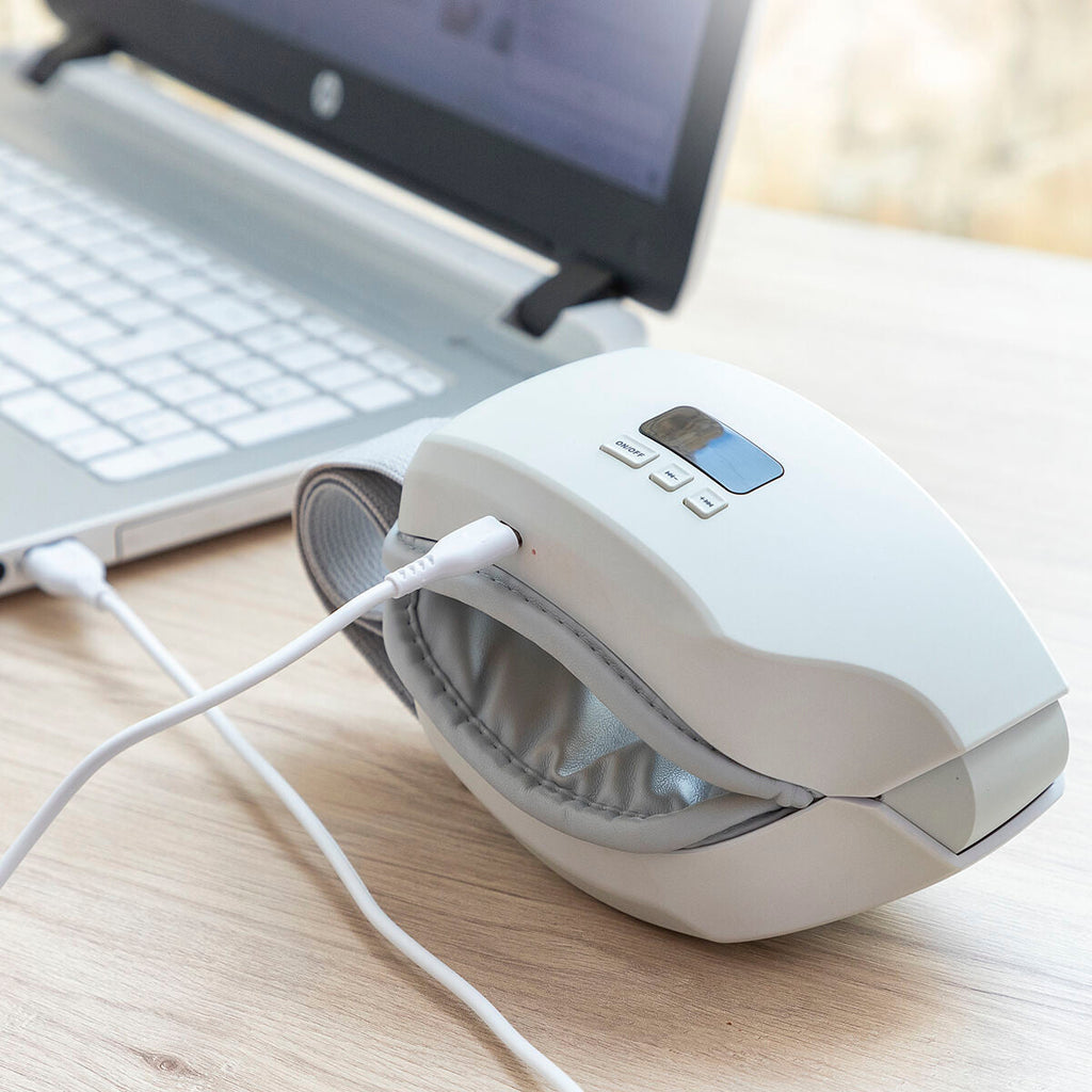 InnovaGoods 4-in-1 Eye Massager — Air Compression, Heat & Bluetooth
