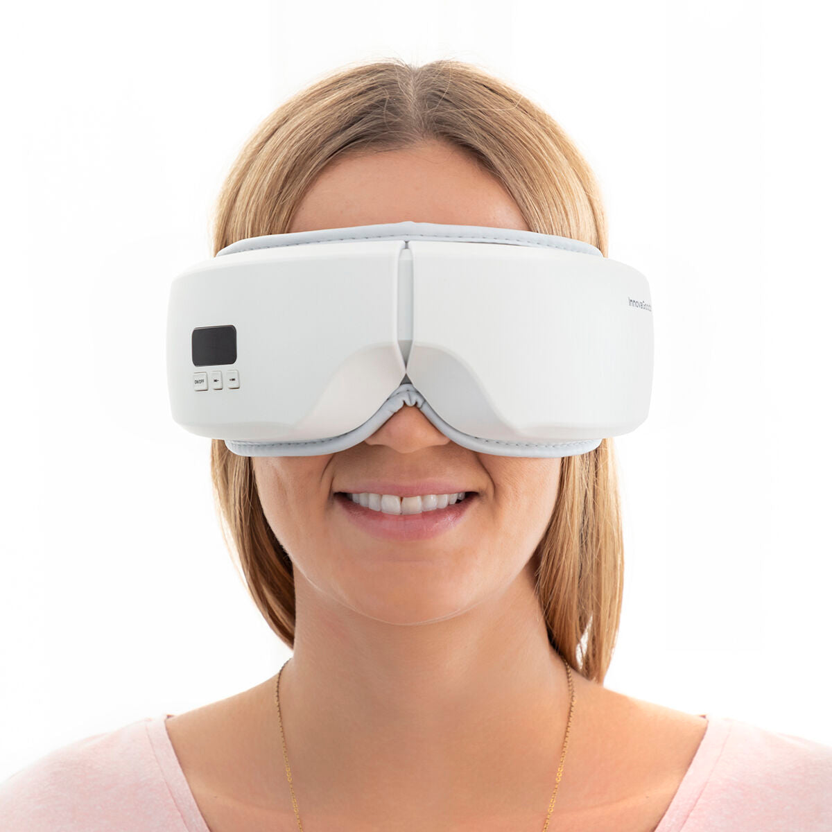 InnovaGoods 4-in-1 Eye Massager — Air Compression, Heat & Bluetooth