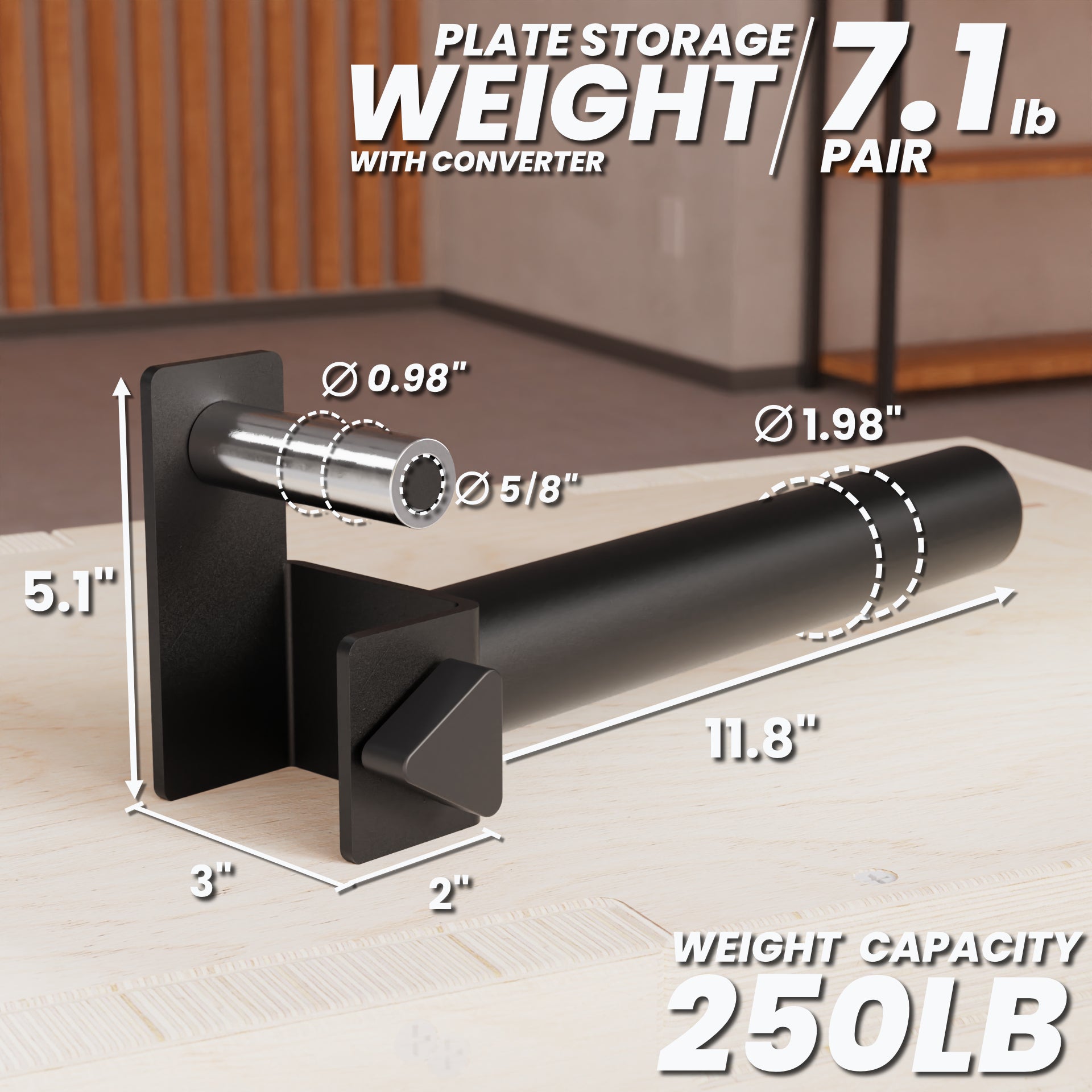 Synergee Weight Plate Storage Attachment