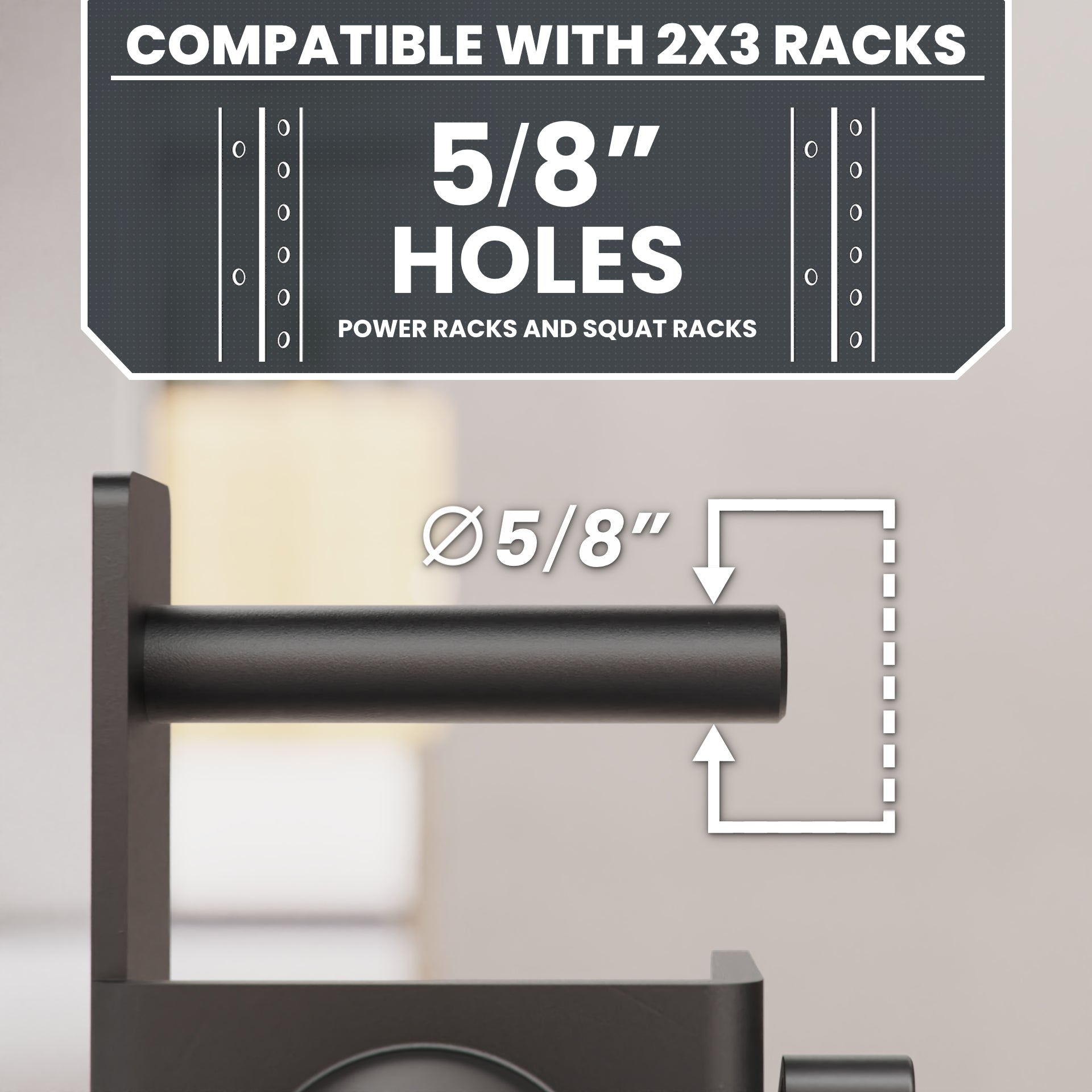 Synergee Weight Plate Storage Attachment